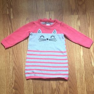Gymboree cat sweater dress